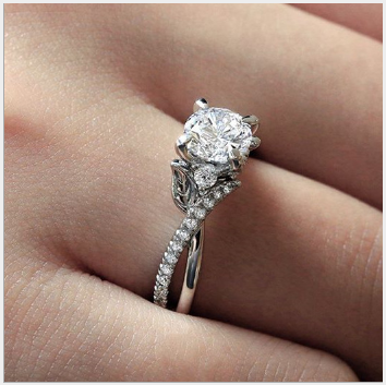 Hao Moissanite Round Ring - Luxe Daily Wear