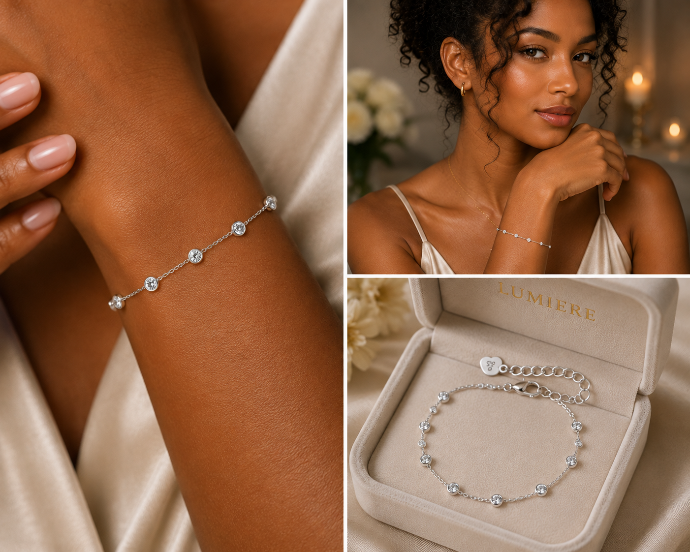 Moissanite Tennis Bracelet – D Color VVS1 Lab Created Moissanite | 925 Sterling Silver